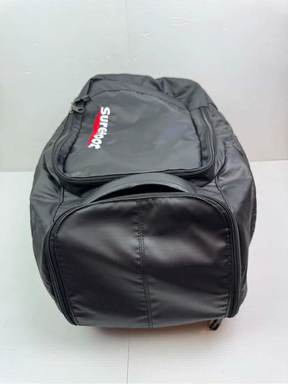 Surefoot Pro Day Pack Ski Boot Bag Backpack Black Travel Case Helmet Storage